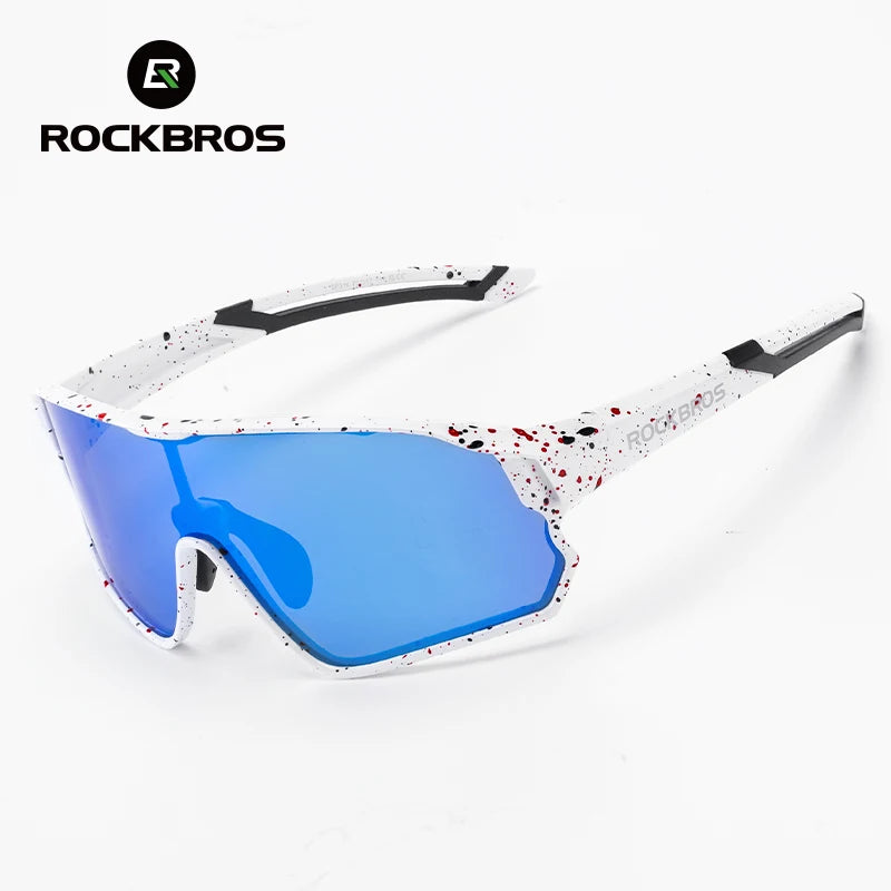 ROCKBROS Kids Photochromic Polarised Cycling Sunglasses UV400 Lightweight Bike Glasses