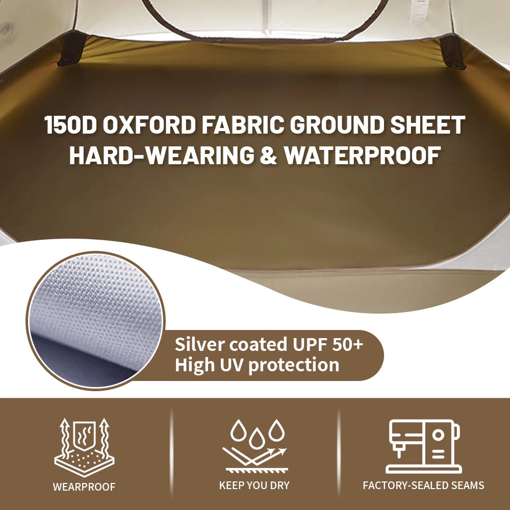 Cloud River 2–3 Person Ultralight UPF50+ Trekking Tent for Camping & Hiking (NATUREHIKE)