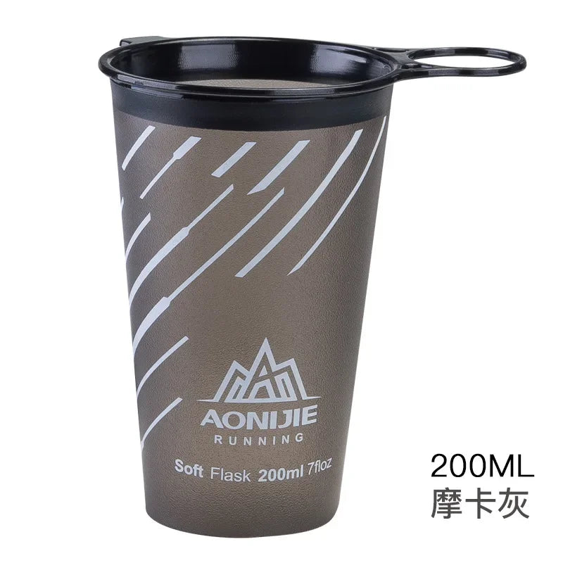 AONIJIE SD09 SD10 250ml/500ml Soft Flask Collapsible TPU Water Bottle for Running & Hydration Packs