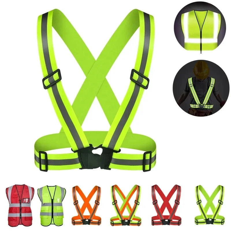 High-Visibility Reflective Safety Vest – Lightweight Unisex Vest for Outdoor & Traffic Use