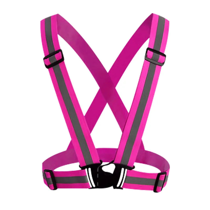 IZTOSS Reflective Safety Vest – Adjustable Night Running & Riding Strap for Adults & Kids