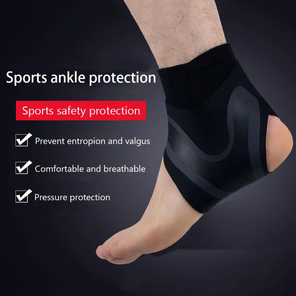Sports Ankle Brace Adjustable Compression Ankle Support Elastic Ankle Guard Pain Relief Strap
