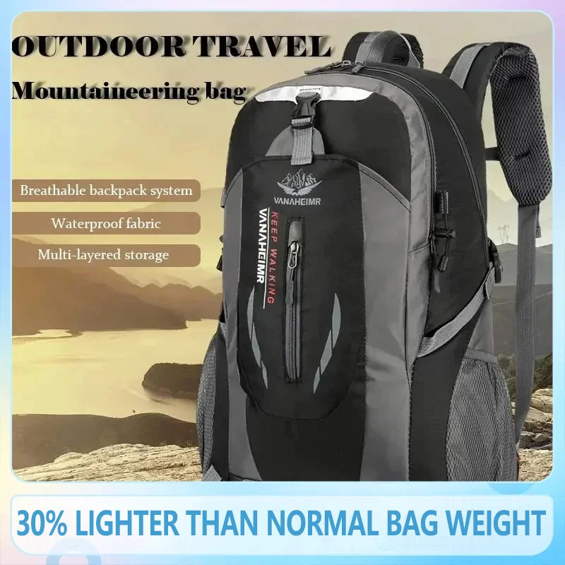 40L Waterproof Hiking Backpack – Durable Outdoor Travel Bag for Camping & Trekking