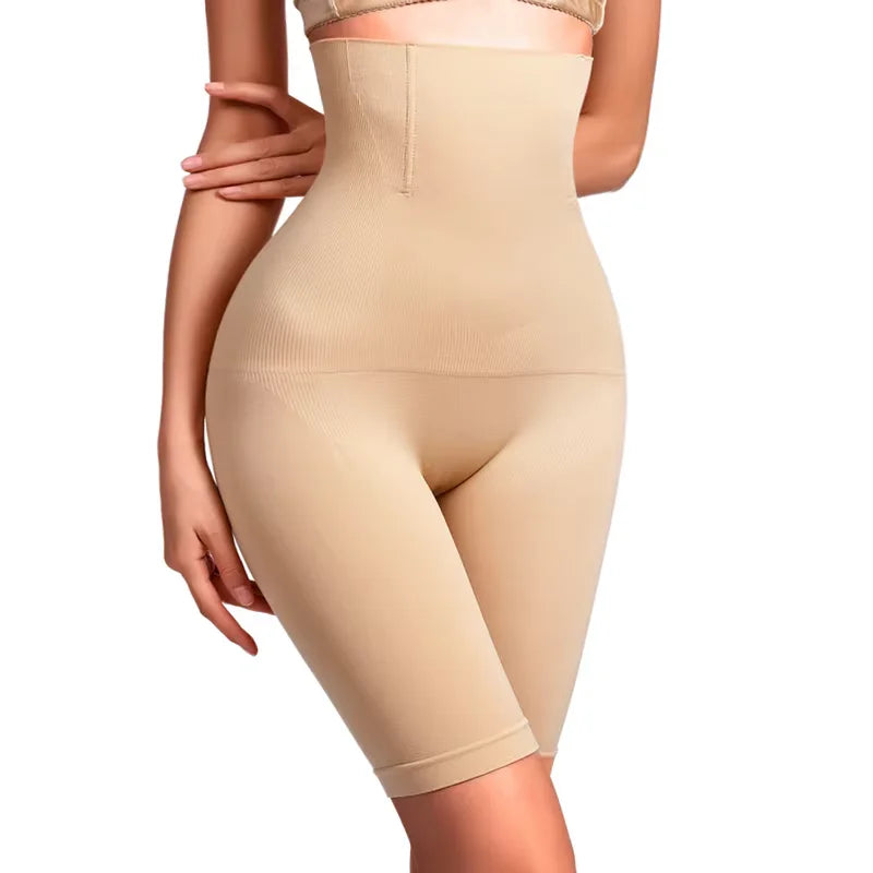 High Waist Shaping Boyshort Panties Tummy Control Seamless Slimming Shapewear Butt-Lifting Shorts