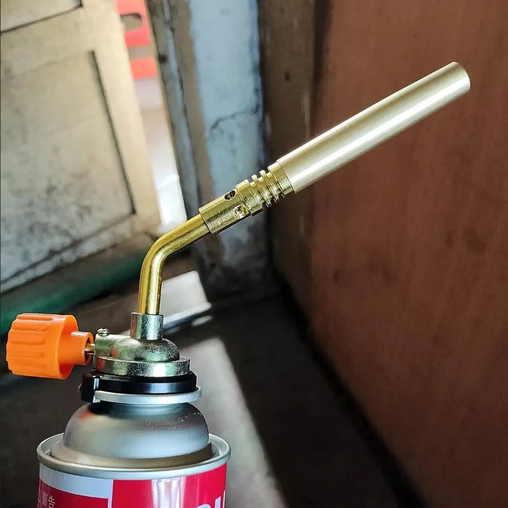 Portable Butane Gas Torch – High-Temperature Flame Gun for Welding, Soldering & Cooking Use