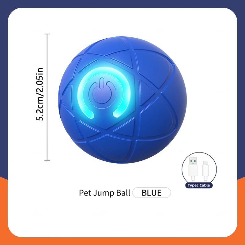 Smart Interactive Dog Toy Ball – USB Rechargeable, Automatic Bouncing & Durable Design for Pets