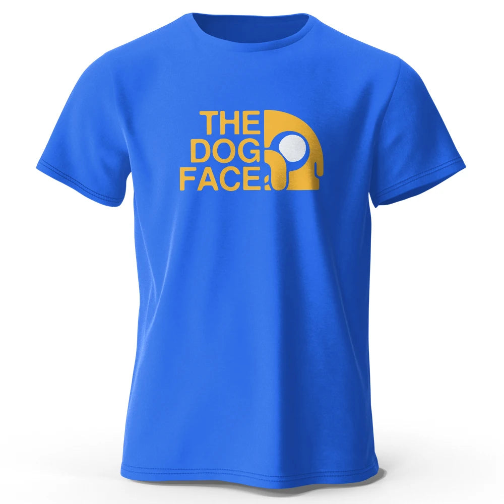 Men's Jake The Dog Printed T-Shirt Oversized Funny Graphic Tee for Men & Women