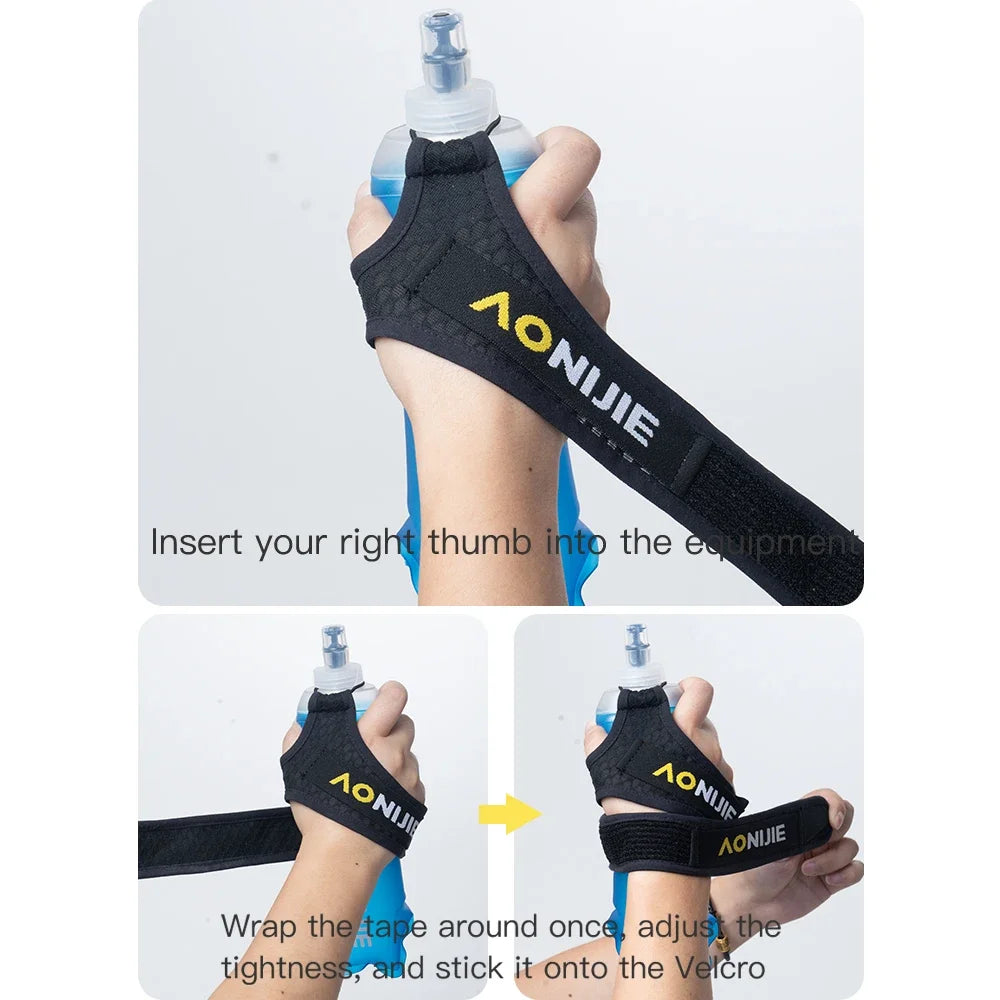 AONIJIE A7109 Handheld Water Bottle Bag Lightweight Running Hiking Hydration Holder