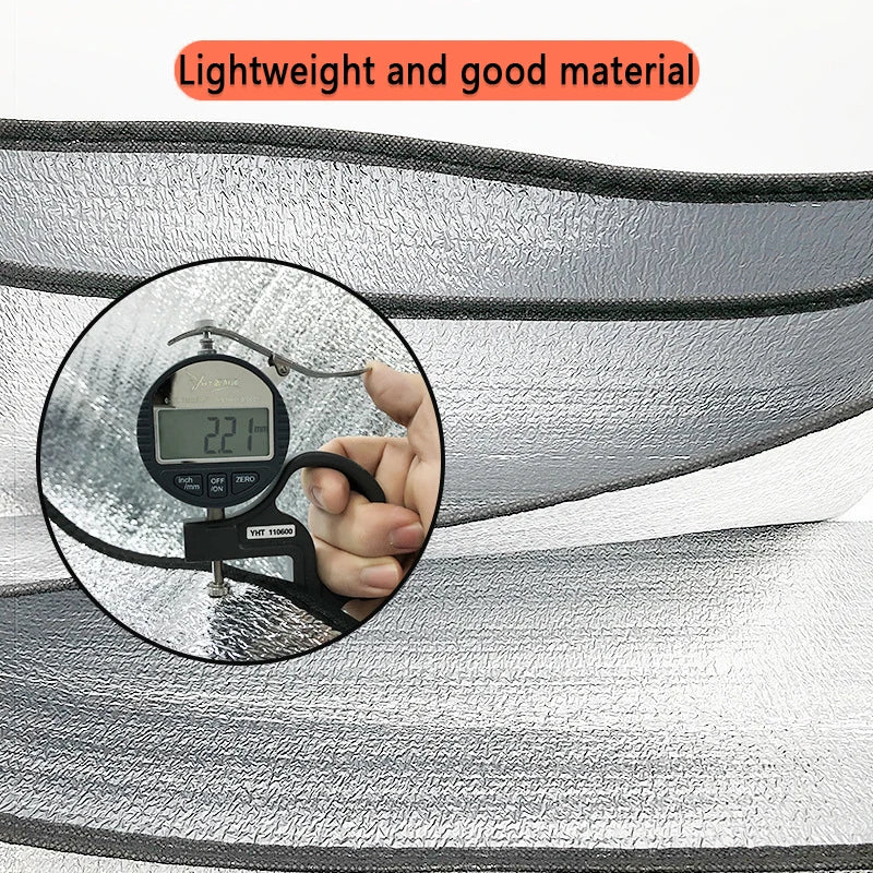 Outdoor Aluminium Foil Moisture-Proof Mat Waterproof Foldable Camping Picnic Tent Ground Sheet