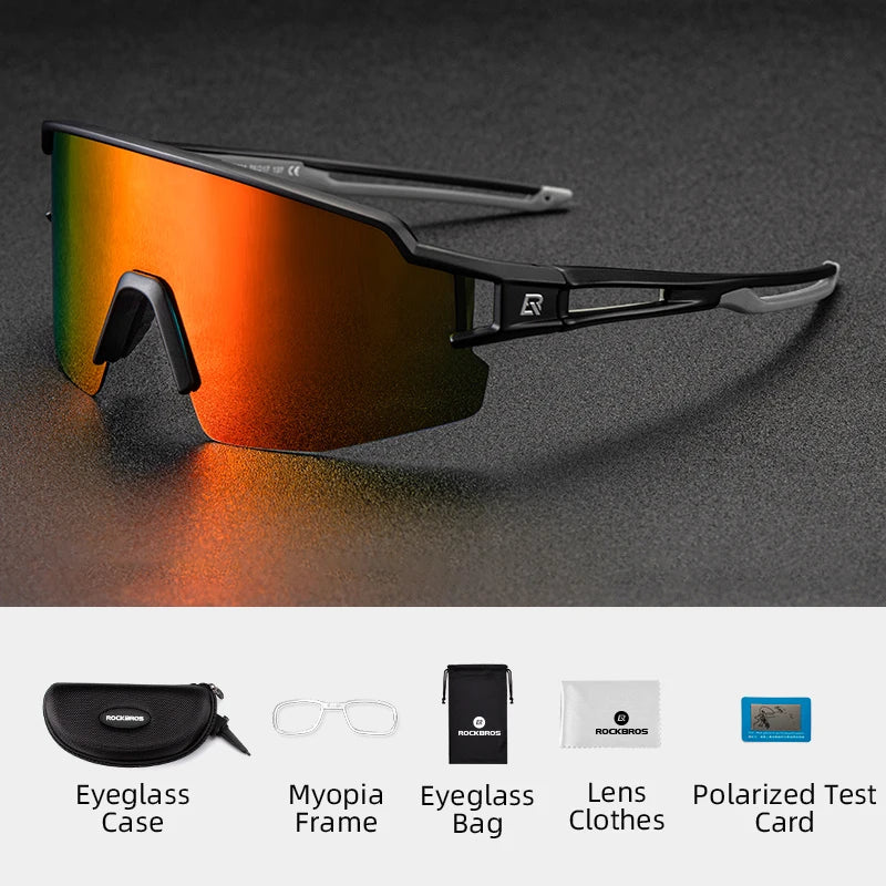 ROCKBROS SP204 Photochromic & Polarized Cycling Glasses UV400 Protection | ROCKBROS