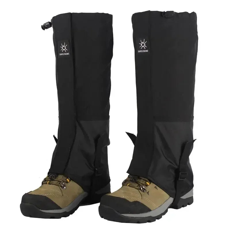 Waterproof Polyester Leg Gaiters – Snow & Sand Protection for Hiking, Skiing, and Mountaineering