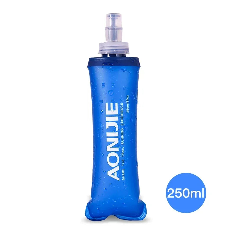 AONIJIE SD09 SD10 250ml/500ml Soft Flask Collapsible TPU Water Bottle for Running & Hydration Packs