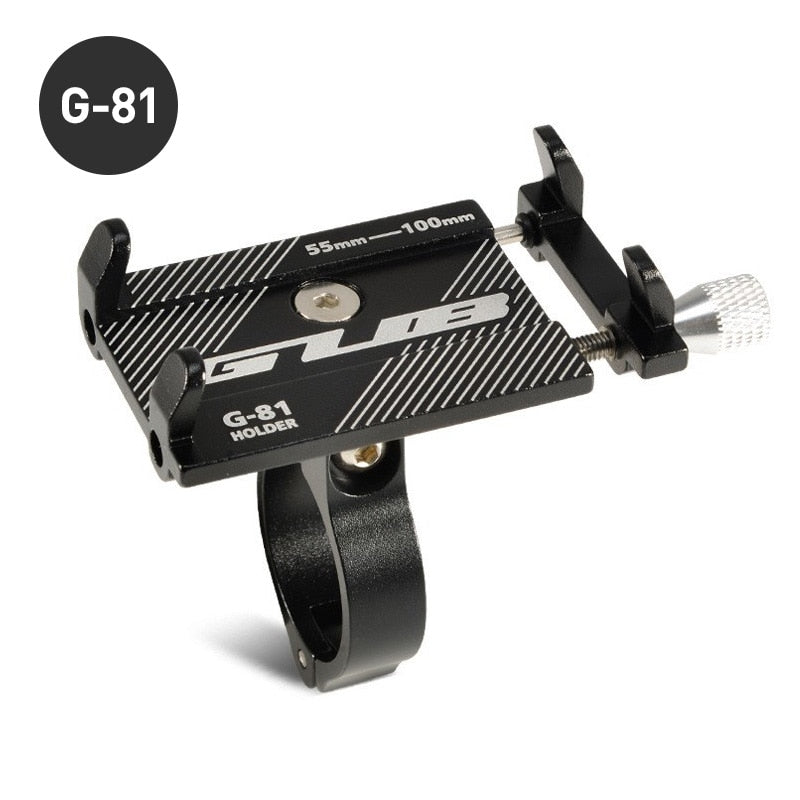 GUB G81 G-81 Aluminum Bicycle Phone Holder For 3.5-6.2 inch Smartphone Adjustable Support GPS Bike