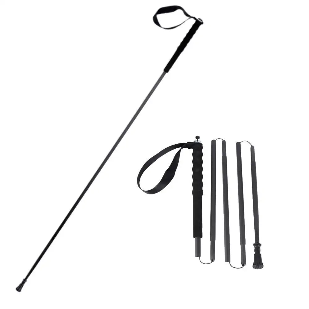 Ultra-Light Carbon Folding Trekking Pole 115g Collapsible Hiking Stick for Walking Mountain Climbing