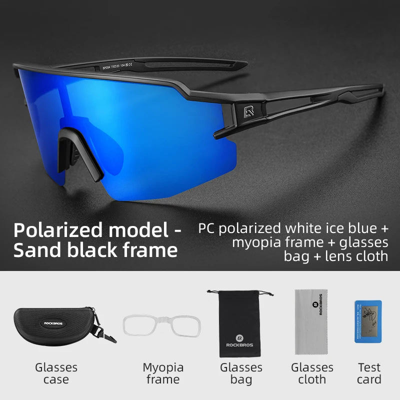 ROCKBROS SP204 Photochromic & Polarized Cycling Glasses UV400 Protection | ROCKBROS