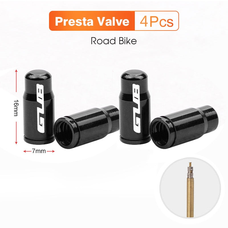 2pcs Aluminum Bicycle Tire Valve Cap Ultralight Mountain Road Bike Tyre Cap Schrader/Presta Tire
