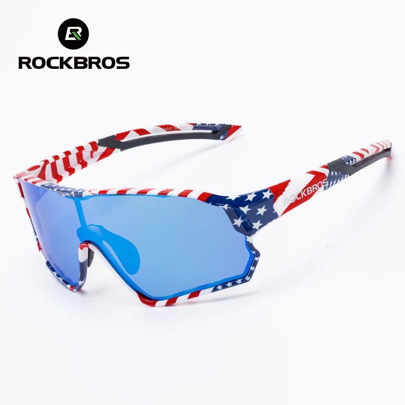 ROCKBROS Kids Photochromic Polarised Cycling Sunglasses UV400 Lightweight Bike Glasses