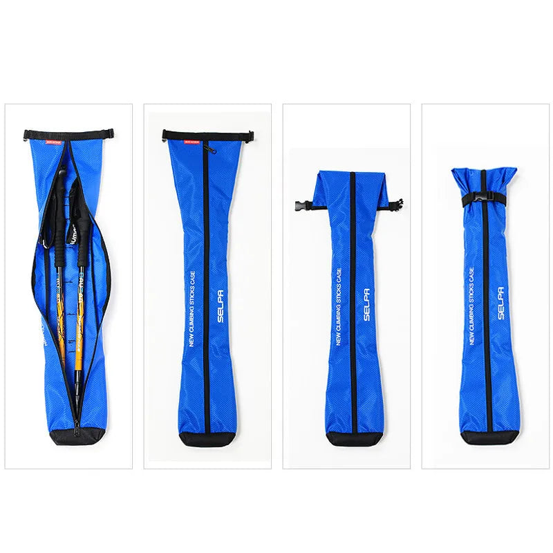 Waterproof Trekking Pole Carry Bag – Durable Nylon Storage Case for Hiking & Walking Sticks