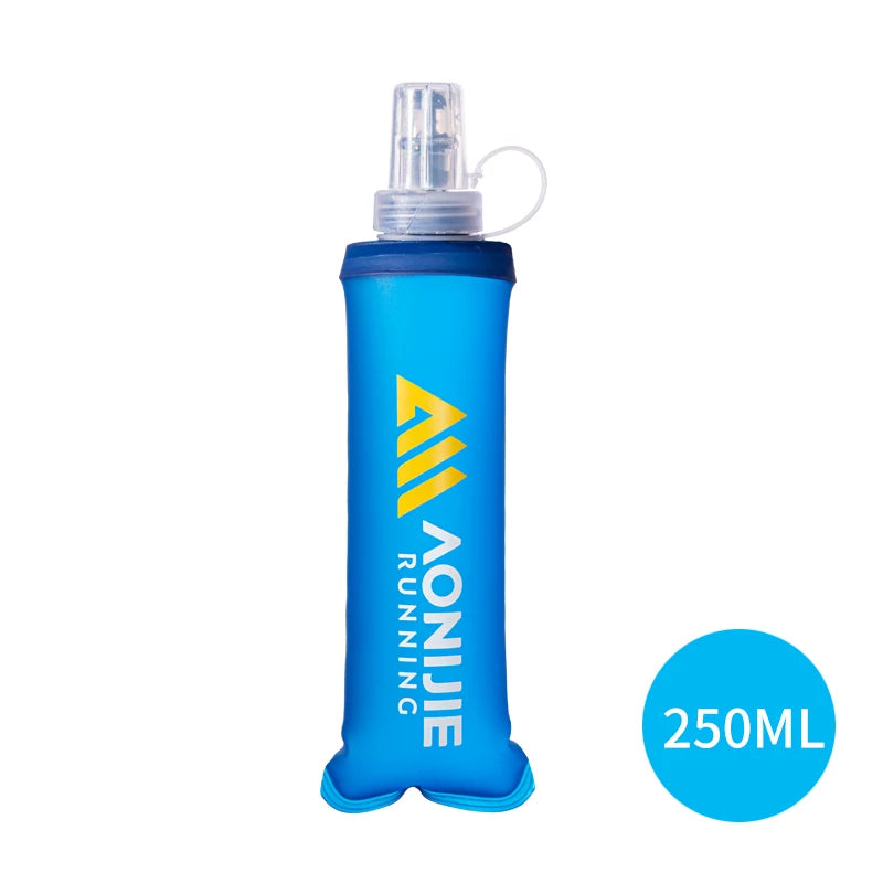 AONIJIE SD30 250ml/500ml Soft Collapsible Water Flask TPU BPA-Free Bottle for Running & Hiking Packs