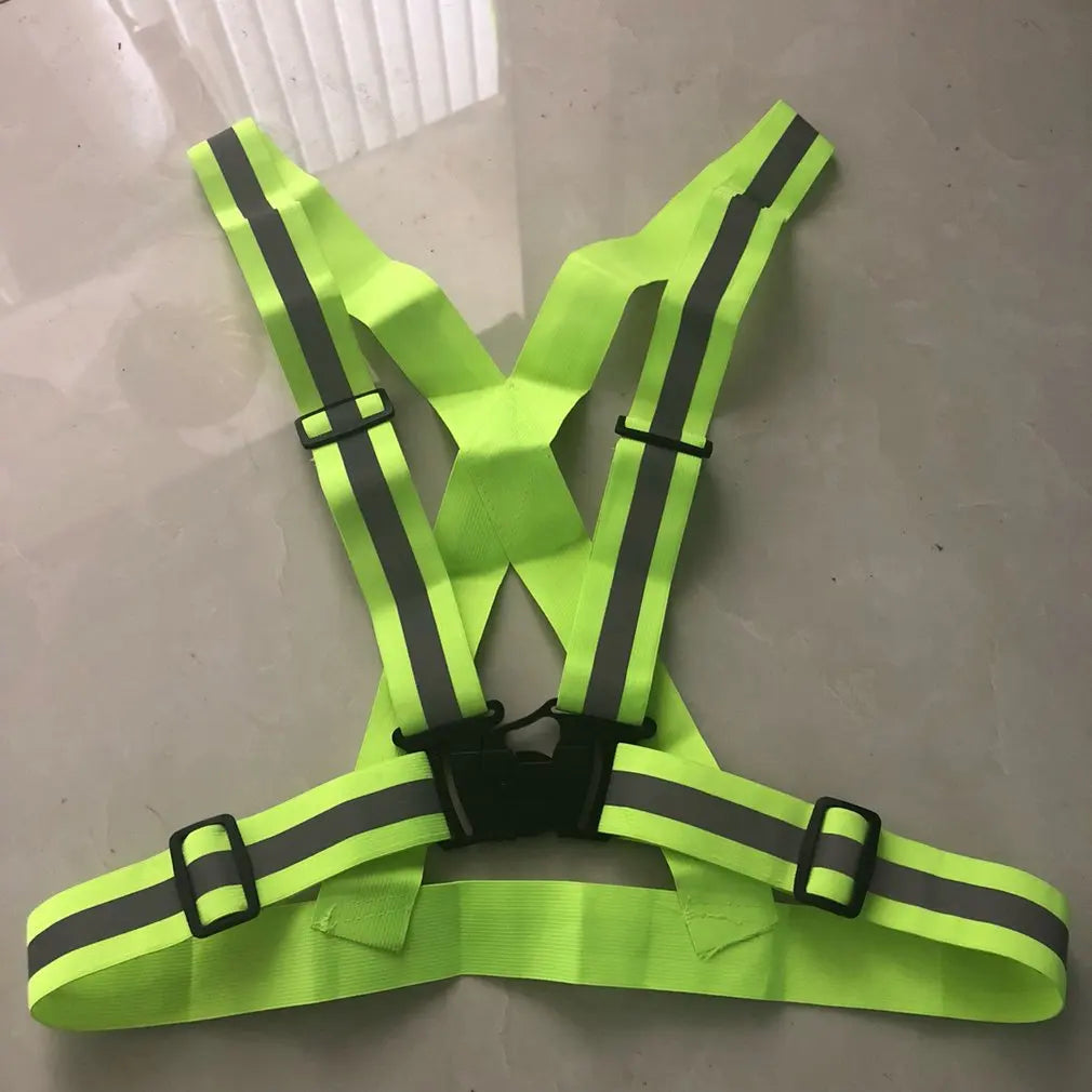 IZTOSS Reflective Safety Vest – Adjustable Night Running & Riding Strap for Adults & Kids