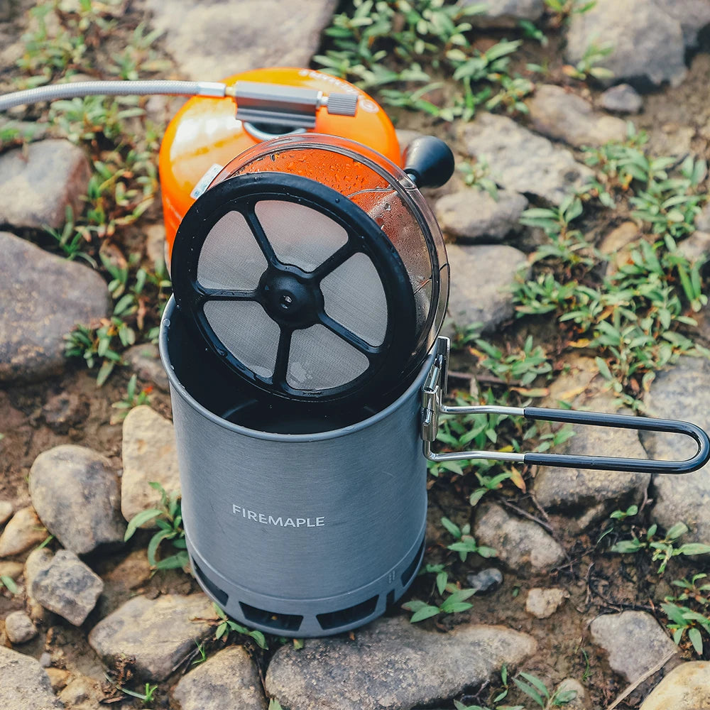 Fire-Maple Petrel French Press Coffee Filter for G3 Pot – Lightweight Outdoor Brewing