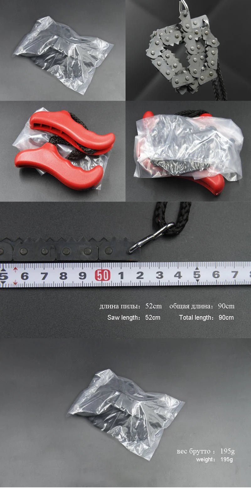 APG Pocket Chainsaw and Camping Folding Saw Outdoor Camp Equipment