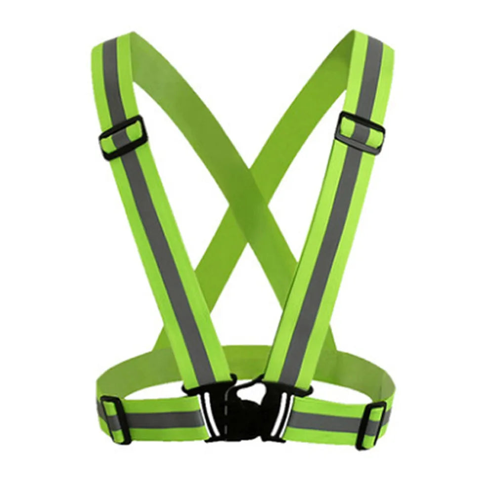 IZTOSS Reflective Safety Vest – Adjustable Night Running & Riding Strap for Adults & Kids