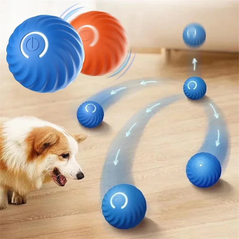 Smart Interactive Dog Toy Ball – USB Rechargeable, Automatic Bouncing & Durable Design for Pets