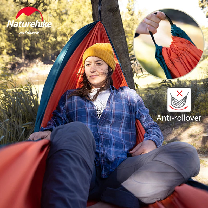 Ultralight 2-Person Hammock Tear-Resistant Portable Camping Hunting Sleeping Swing Hammock