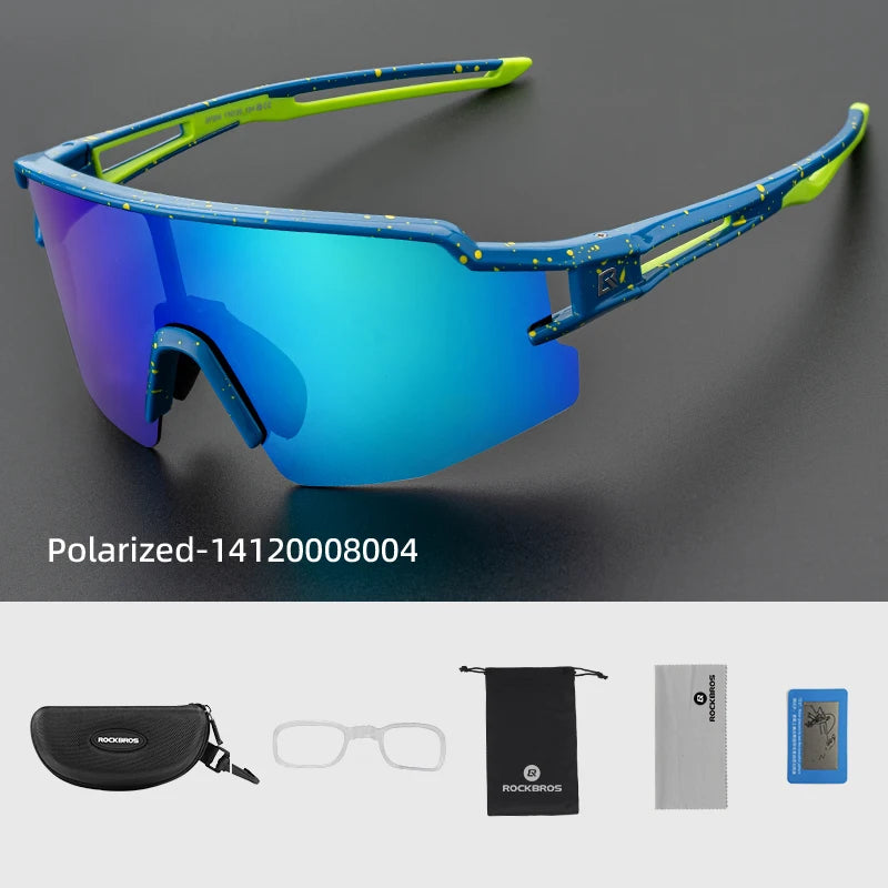 ROCKBROS Photochromic Polarised Cycling Glasses UV400 Lightweight Road MTB Sunglasses