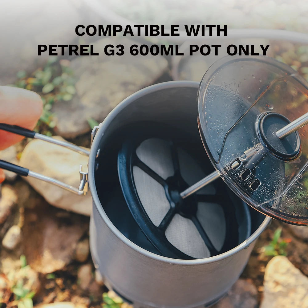 Fire-Maple Petrel French Press Coffee Filter for G3 Pot – Lightweight Outdoor Brewing