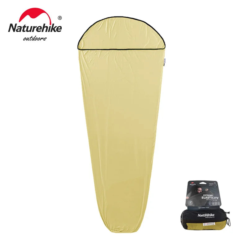High Elasticity Sleeping Bag Liner Ultralight Portable Mummy Travel Sheet Camping Outdoor