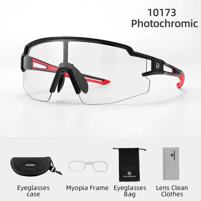 ROCKBROS Polarized & Photochromic UV400 Cycling Glasses for Men & Women | ROCKBROS