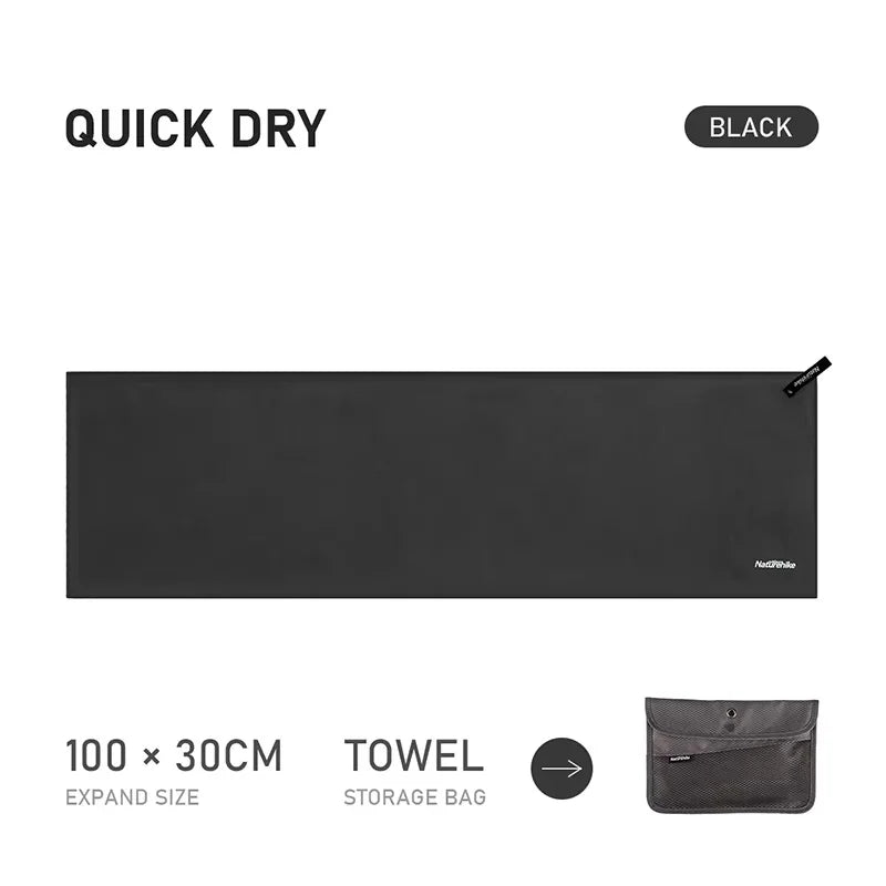Quick-Drying Ultralight Microfiber Towel Portable Compact Camping Swimming Fitness Travel NH20FS009