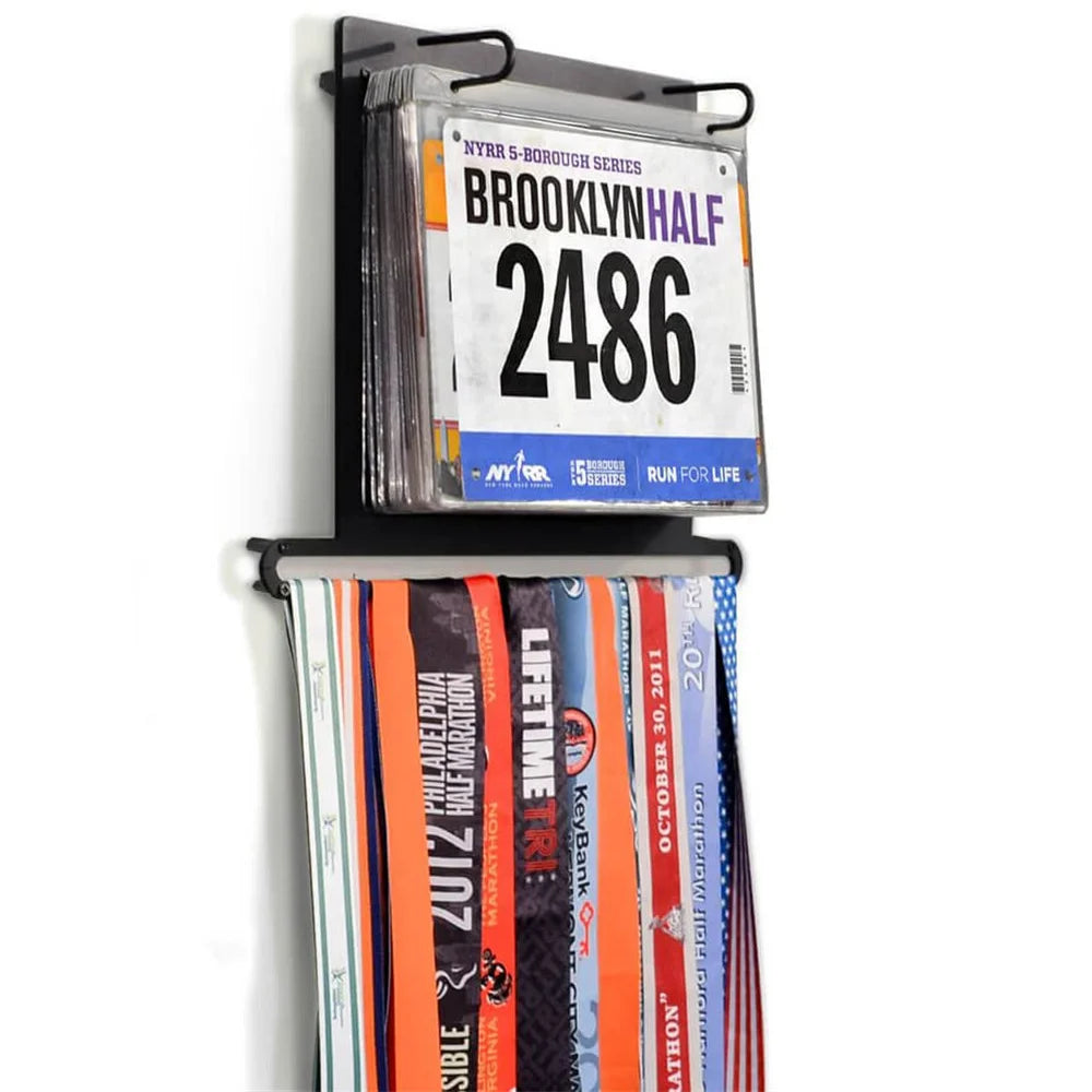 Stainless Steel Medal Hanger – Race Medal Display Rack for Ribbons and Achievements