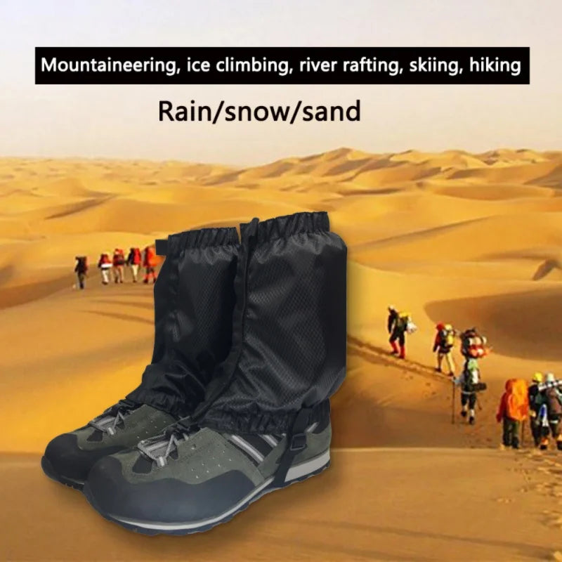 Unisex Waterproof Leg Gaiters – Lightweight Leg Covers for Hiking, Climbing & Snow Travel