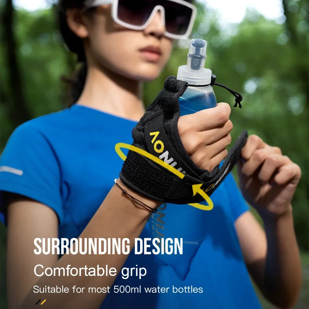 AONIJIE A7109 Handheld Water Bottle Bag Lightweight Running Hiking Hydration Holder