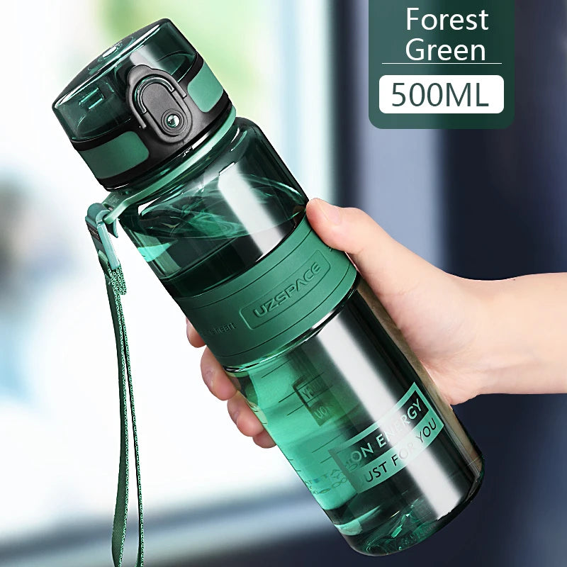 500ml/1000ml Leakproof BPA-Free Sports Water Bottle with Tea Infuser | UZSPACE