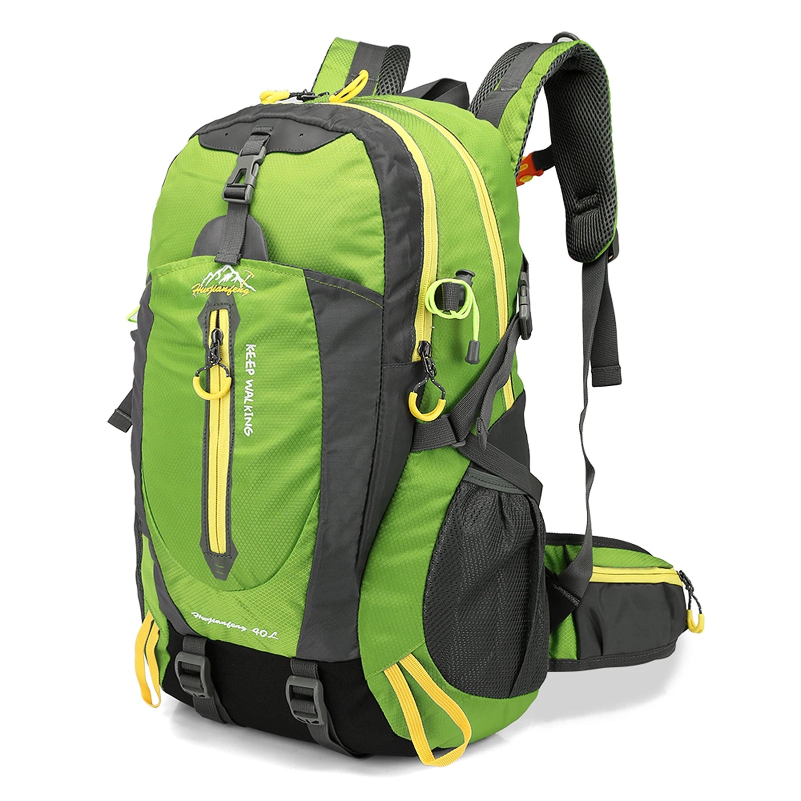 TOMSHOO 40L Water-Resistant Travel Backpack Hiking Camping Daypack Trekking Bag