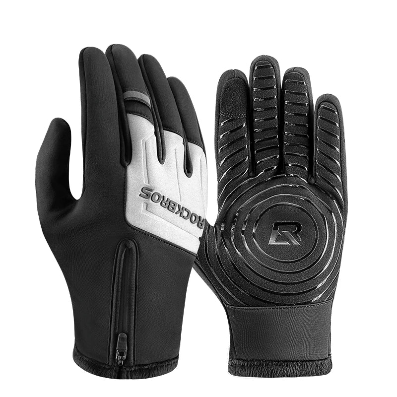 Winter Thermal Touchscreen Cycling Gloves Windproof Full Finger Outdoor Sports Gloves