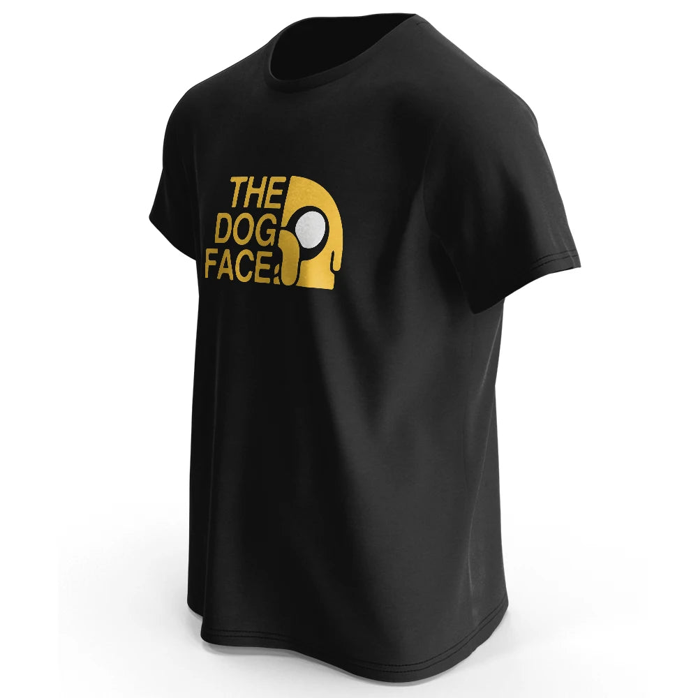 Men's Jake The Dog Printed T-Shirt Oversized Funny Graphic Tee for Men & Women
