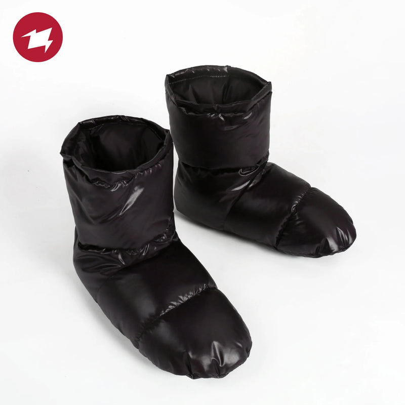 AEGISMAX Winter Warm Down Booties: Cozy Camping Essentials for Chilly Outdoor Adventures
