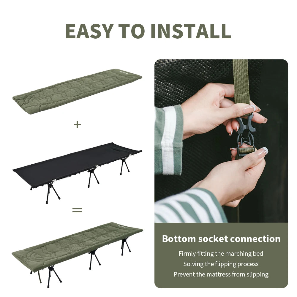 CNK2300DZ022 Camping Cot Sleeping Pad 190x67cm Portable Warm Mat Outdoor Mattress
