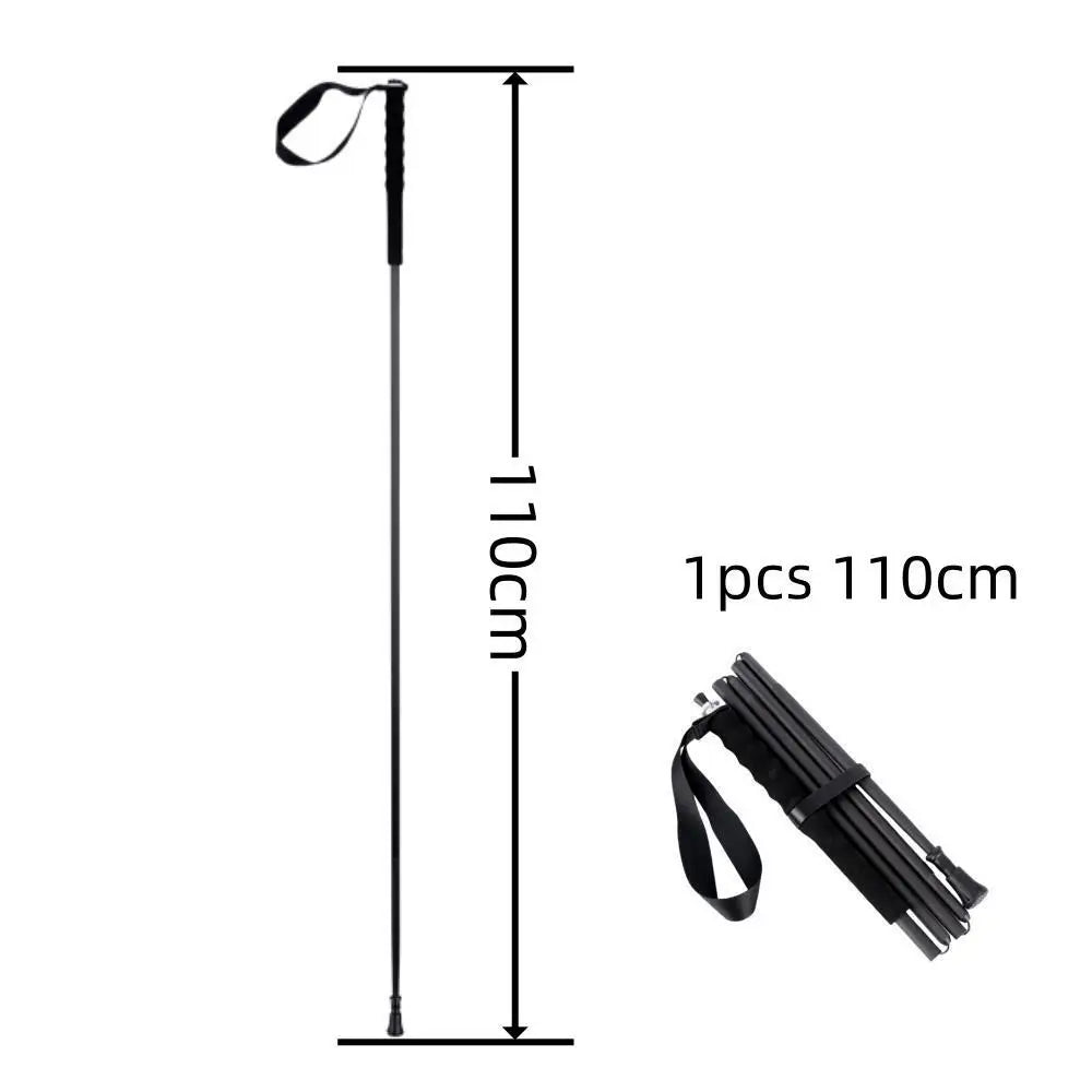 Ultra-Lightweight Foldable Carbon Fiber Trekking Poles – Hiking Sticks for Mountain Climbing/Walking