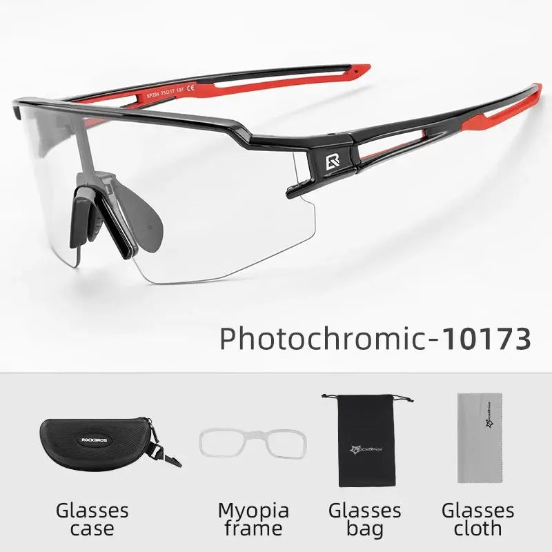 ROCKBROS 1017 Photochromic & Polarized Cycling Glasses UV400 Protection | ROCKBROS