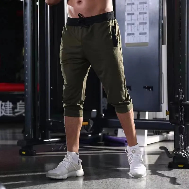 Men’s Summer Cotton Shorts – Breathable Casual Gym & Beach Wear