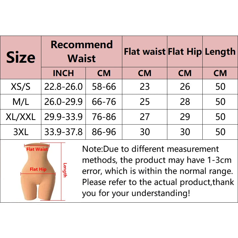 High Waist Shaping Boyshort Panties Tummy Control Seamless Slimming Shapewear Butt-Lifting Shorts