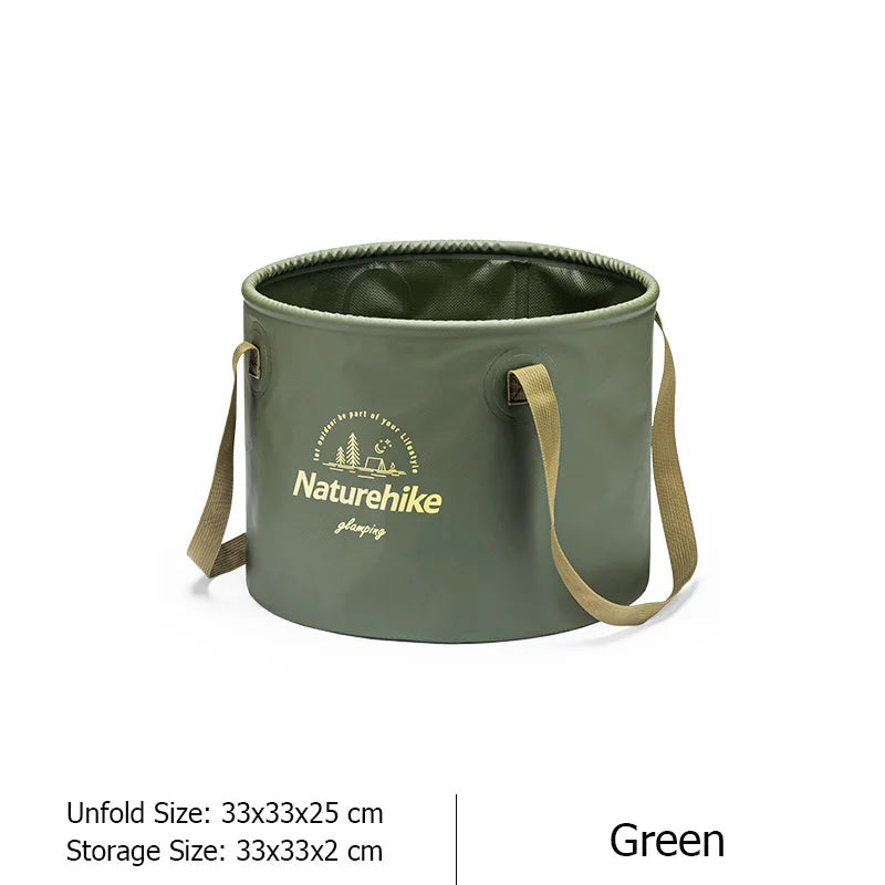 Waterproof Foldable Basin Portable Travel Bucket Large Capacity Outdoor Round Folding Bowl