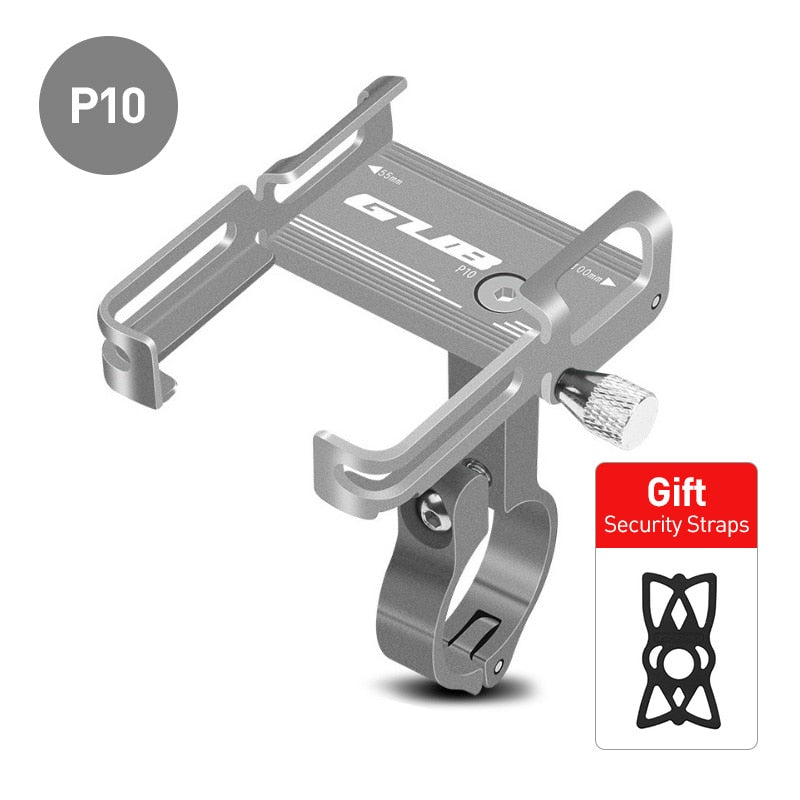 GUB G81 G-81 Aluminum Bicycle Phone Holder For 3.5-6.2 inch Smartphone Adjustable Support GPS Bike