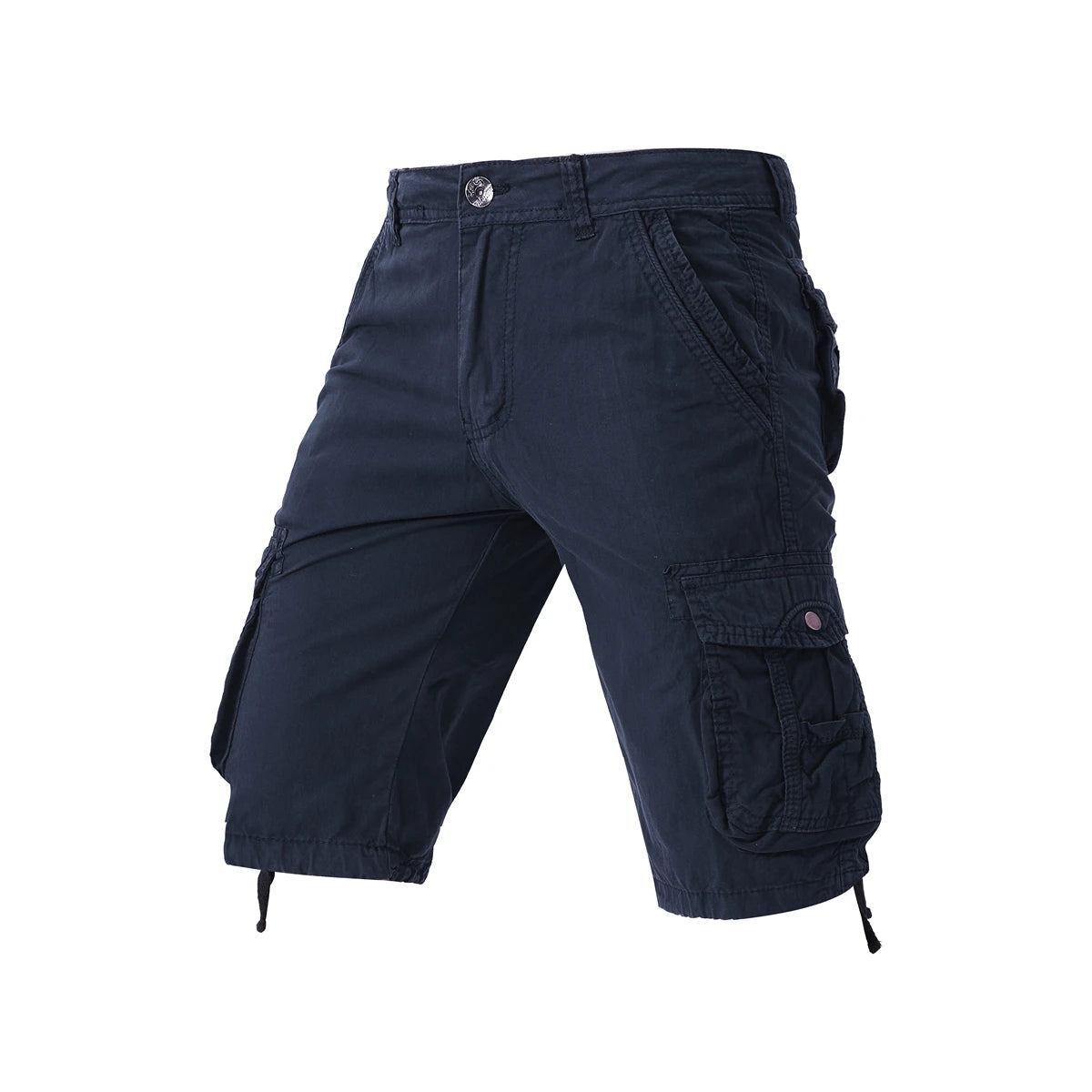 HANQIU Men's Military Cargo Shorts – Camouflage Tactical Cotton Workwear | HANQIU